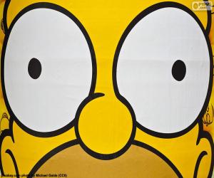 Puzzle Τα μάτια του Homer Simpson